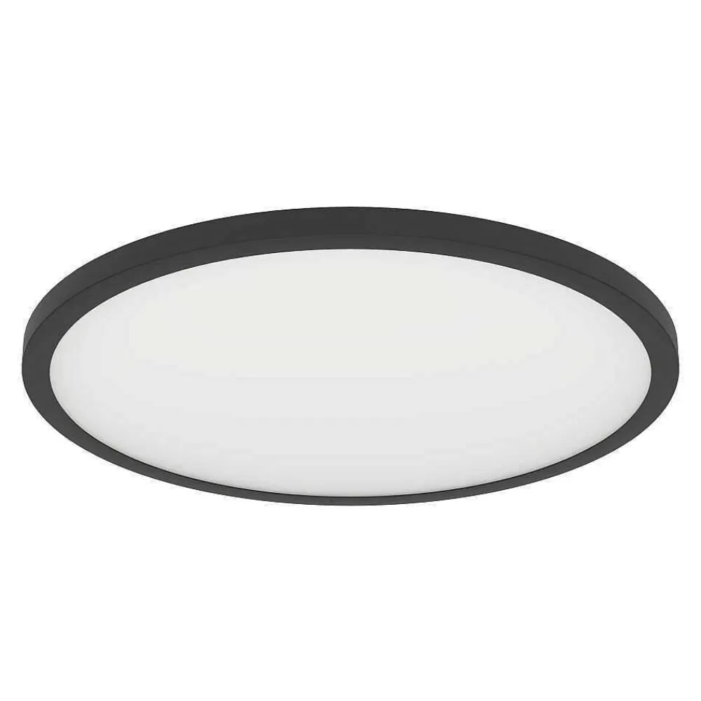 Luminaires Eglo Plafonnier Eglo Sarsina-Z Led Noir, 1 Lumiere