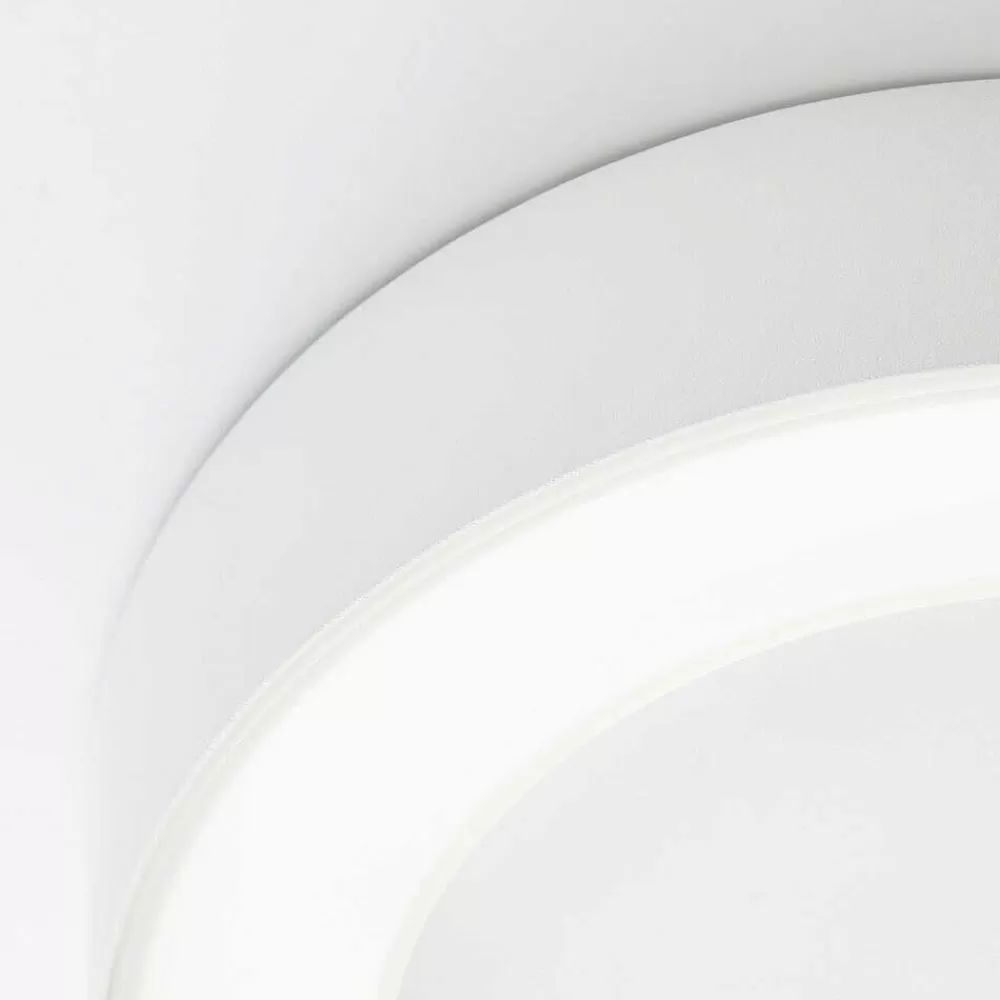 Luminaires Brilliant Plafonnier Exterieur Brillliant Whittaker Led Blanc, 1 Lumiere