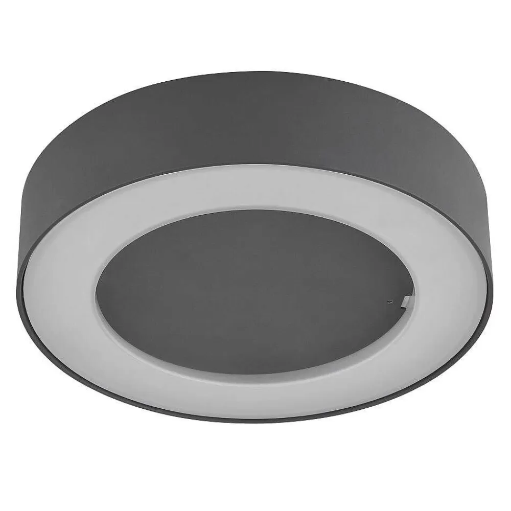 Luminaires Globo Lighting Plafonnier Exterieur Globo Sura Led Anthracite, 1 Lumiere