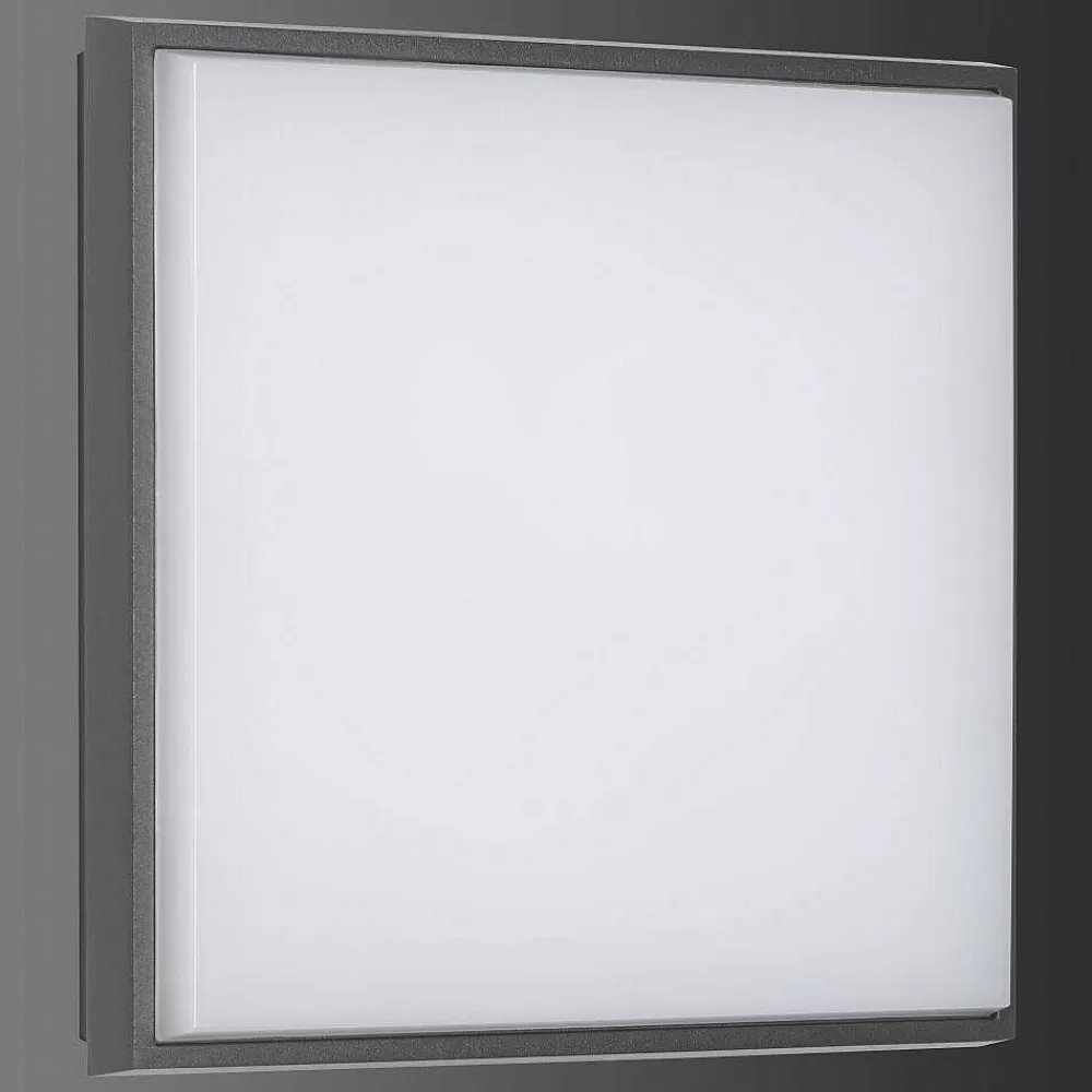 Luminaires LCD Plafonnier Exterieur Lcd Typ 5060 Led Noir, 1 Lumiere