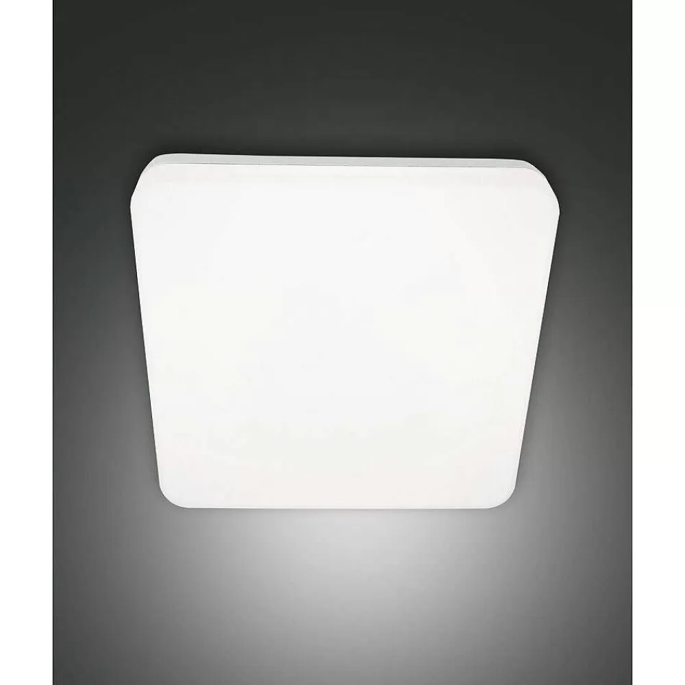 Luminaires Fabas Luce Plafonnier Fabas Luce Folk Blanc, 1 Lumiere