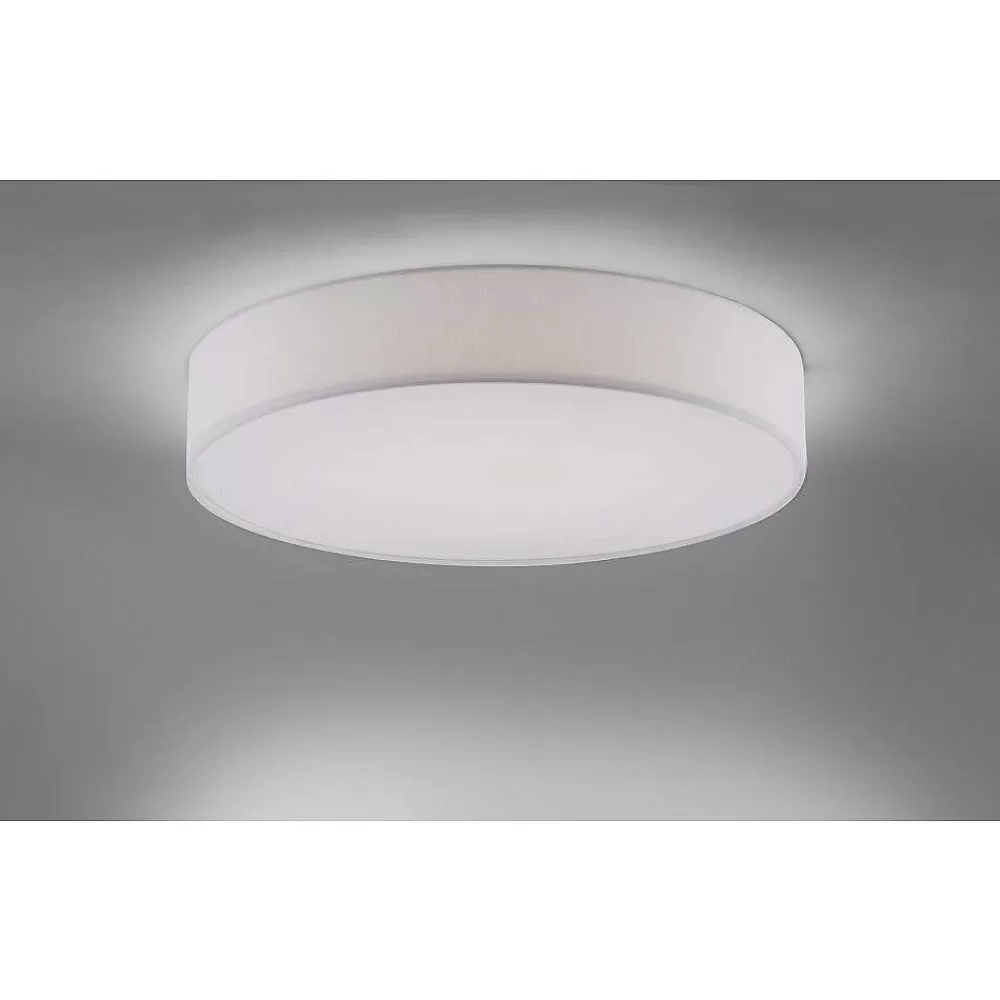 Paul Neuhaus Q-Serie Plafonnier Paul Neuhaus Q-Kiara Led Blanc, 1 Lumiere, Telecommandes