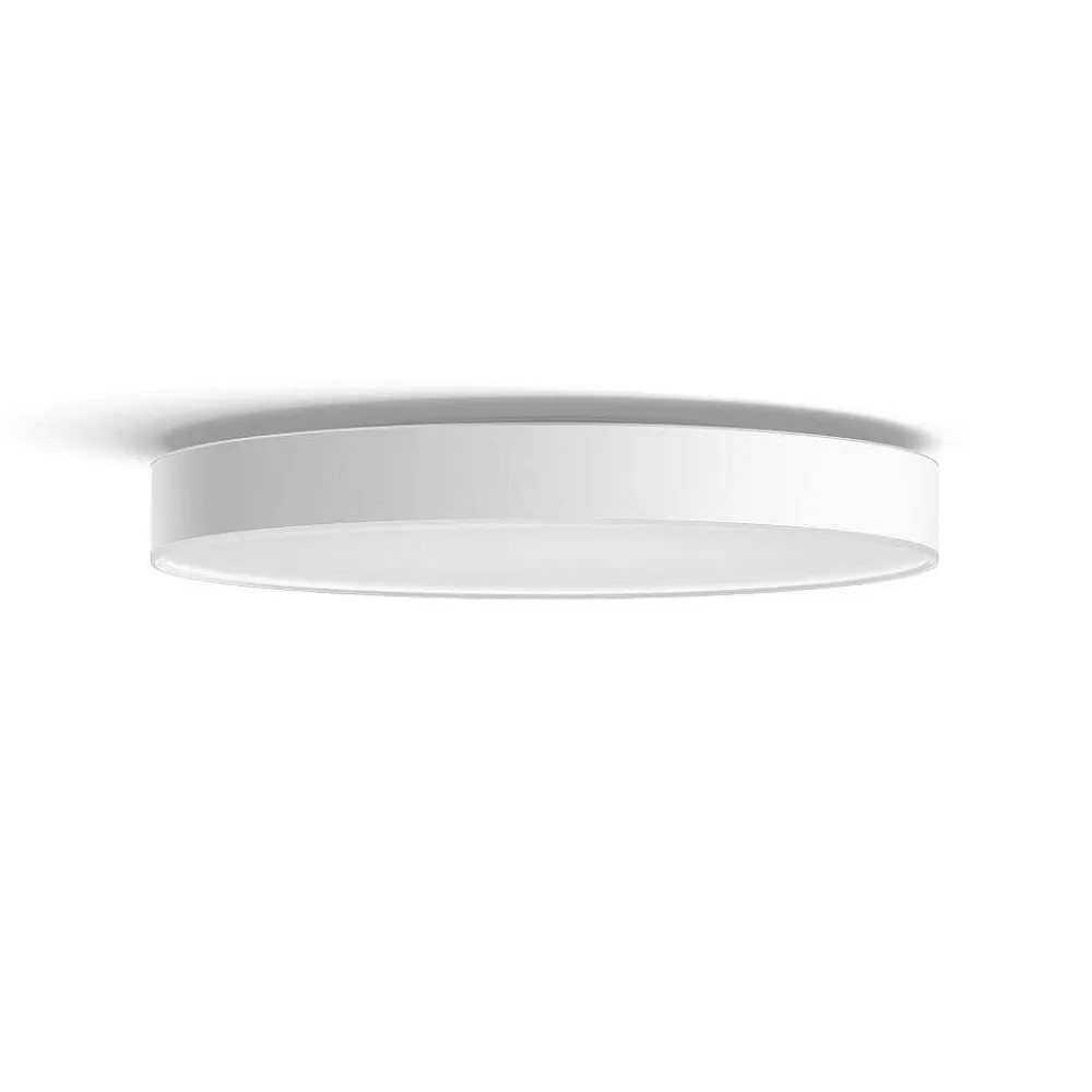 Luminaires Philips Plafonnier Philips Hue Enrave Led Blanc, 1 Lumiere, Telecommandes