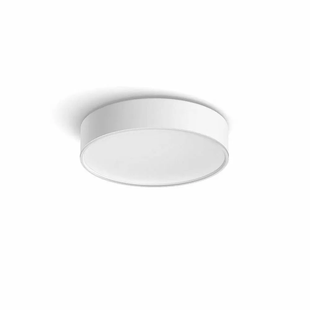 Luminaires Philips Plafonnier Philips Hue Enrave Led Blanc, 1 Lumiere, Telecommandes