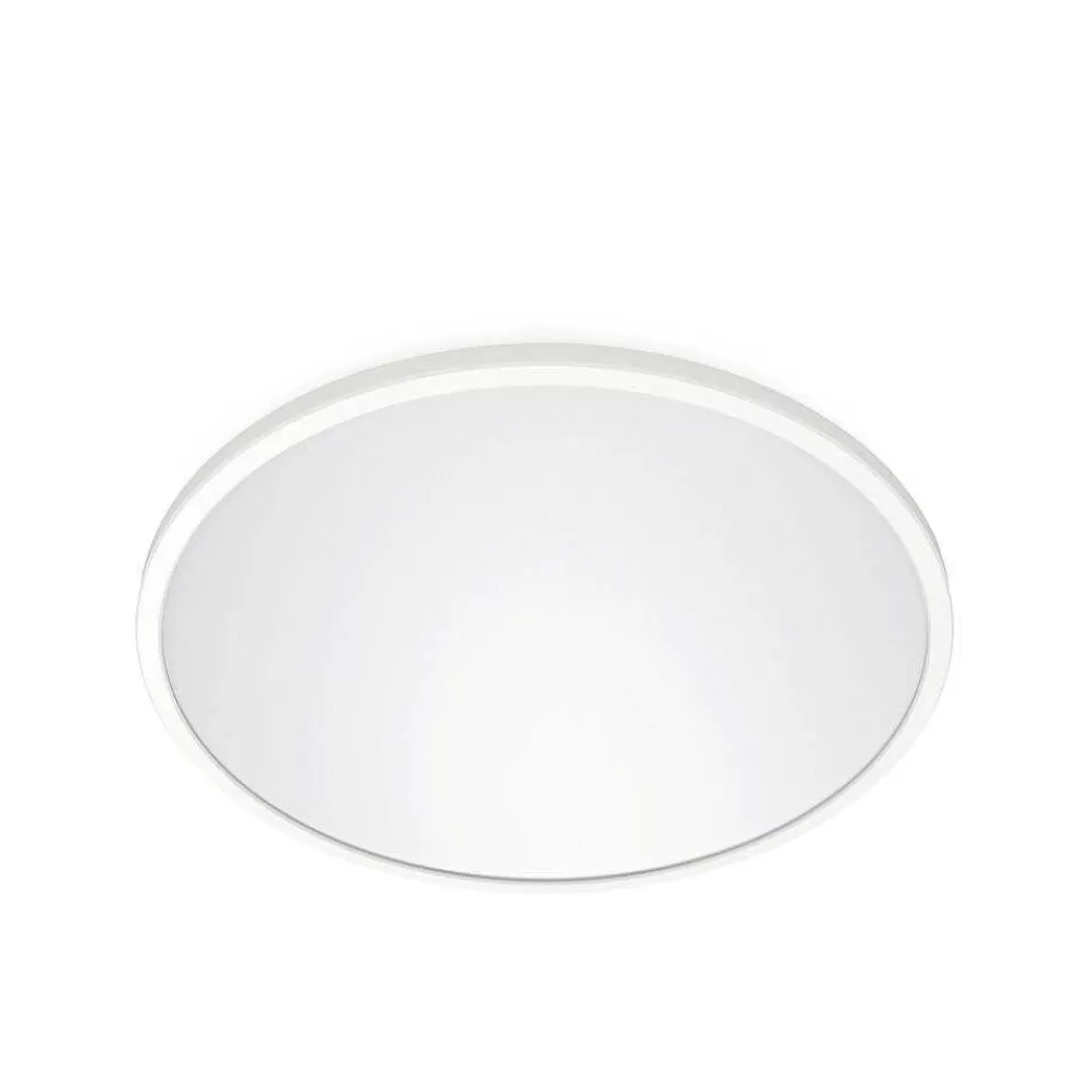 Luminaires Philips Plafonnier Philips Wiz Superslim Led Blanc, 1 Lumiere