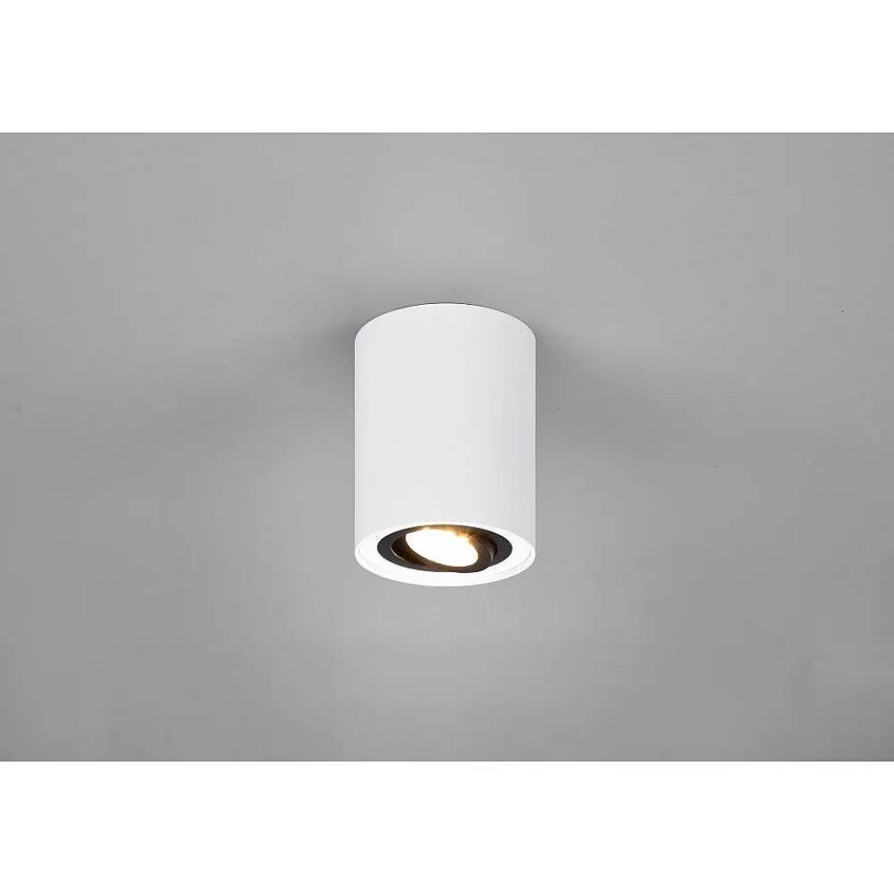 Luminaires Trio Plafonnier Trio Cookie Noir, Blanc, 1 Lumiere