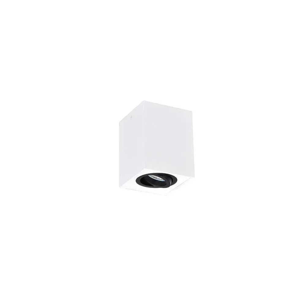 Luminaires Trio Plafonnier Trio Cookie Noir, Blanc, 1 Lumiere