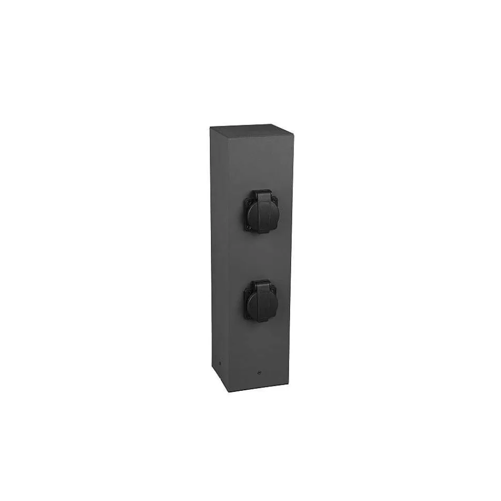 Luminaires Trio Prise Trio Garden Socket Anthracite