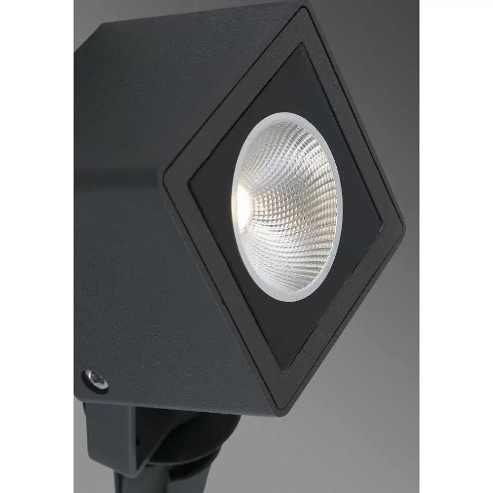 Luminaires Faro Barcelona Spot De Jardin Faro Sobek Led Noir, 1 Lumiere