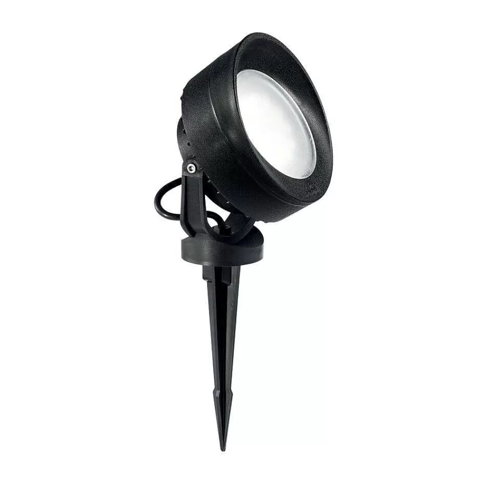 Luminaires Ideallux Spot De Jardin Ideal Lux Tommy Noir, 1 Lumiere