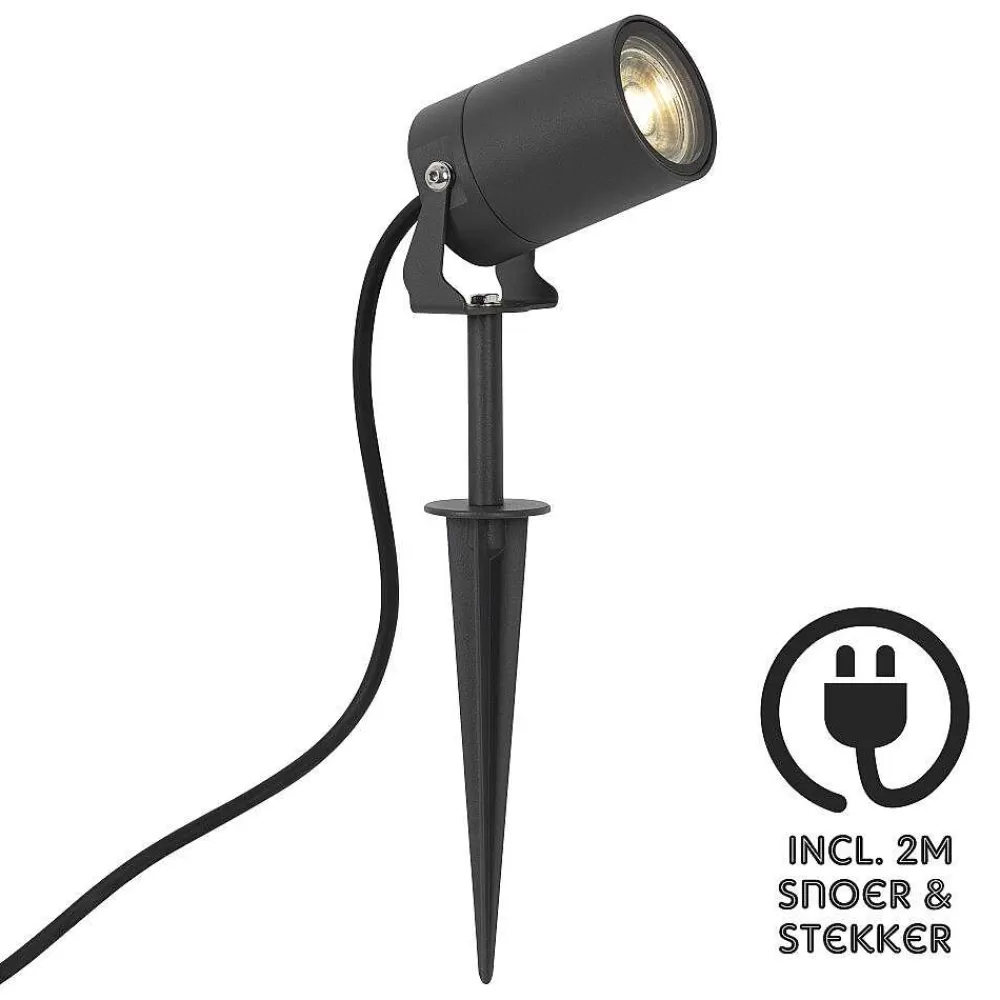 KS Verlichting Spot De Jardin Stark Anthracite, 1 Lumiere