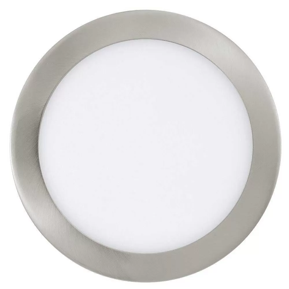 hofstein Spot Encastrable Eglo Fueva 1 Led Nickel Mat, 1 Lumiere