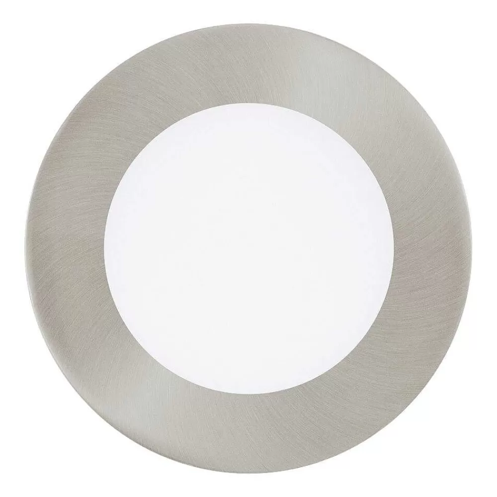 hofstein Spot Encastrable Eglo Fueva Led Nickel Mat, 1 Lumiere