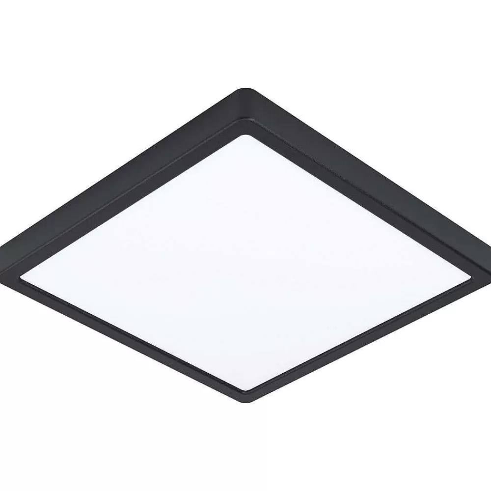 Luminaires Eglo Spot Encastrable Eglo Fueva Led Noir, 1 Lumiere