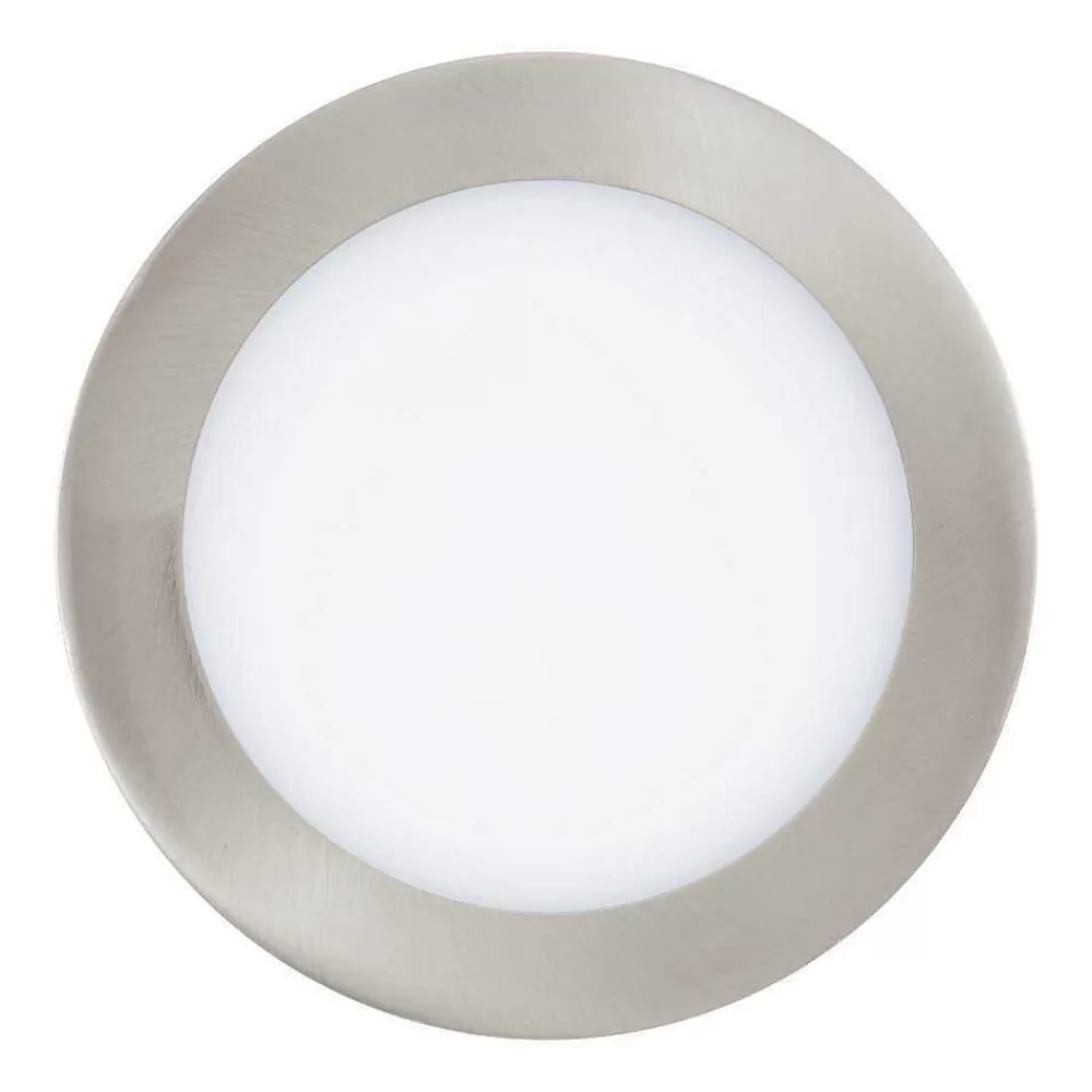 Luminaires Eglo Spot Encastrable Eglo Fueva-C Led Nickel Mat, 1 Lumiere