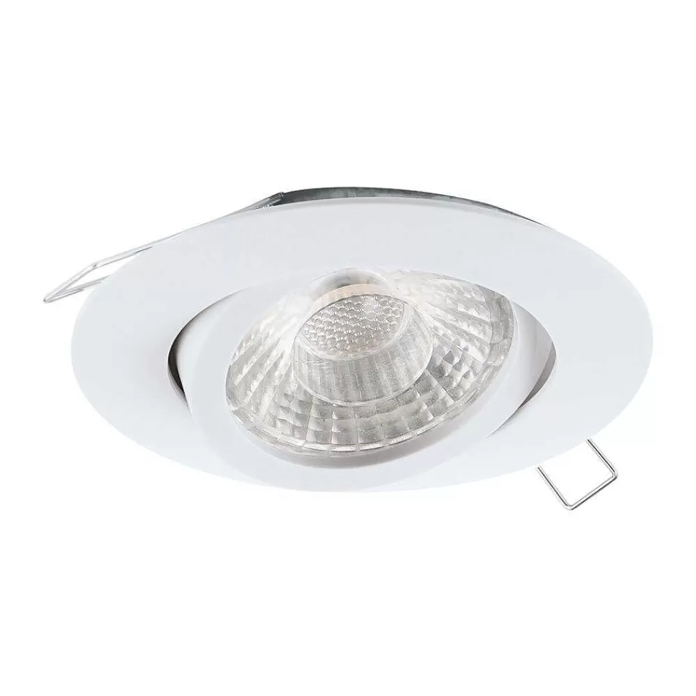 Luminaires Eglo Spot Encastrable Eglo Tedo Led Blanc, 1 Lumiere