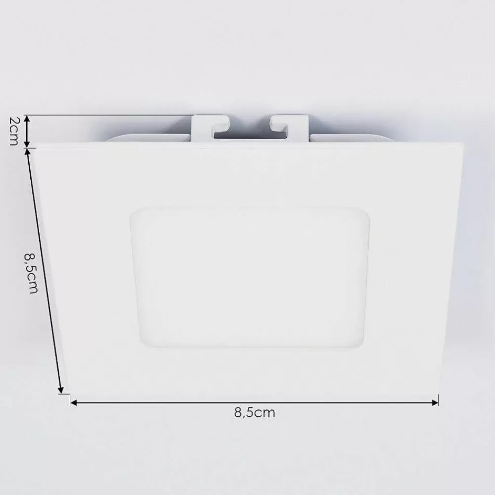 hofstein Spot Encastrable Finsrud Led Blanc, 1 Lumiere