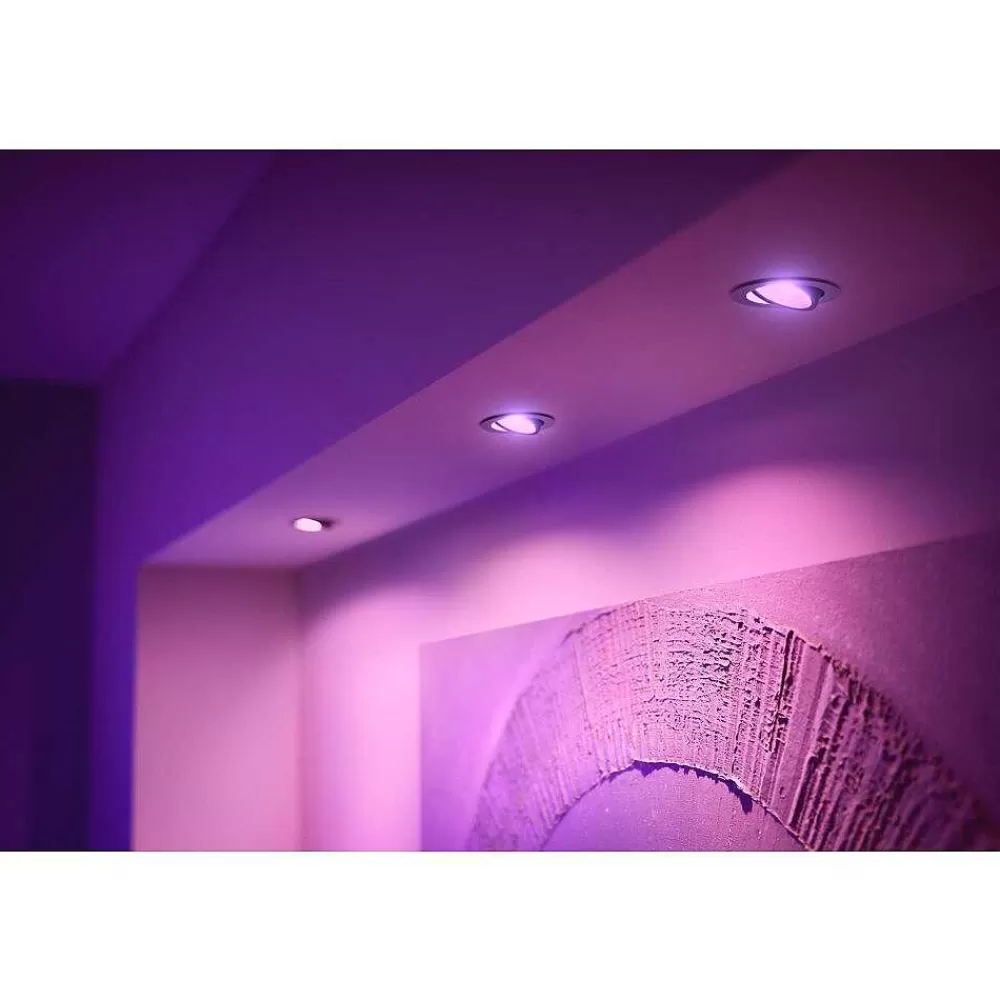 Luminaires Philips Spot Encastrable Philips Hue Centura Led Blanc, 3 Lumieres