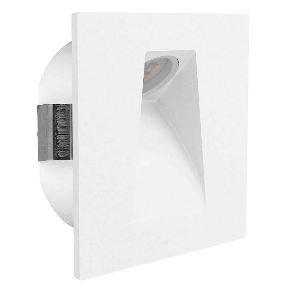 Luminaires Eglo Spot Mural Encastre Eglo Mecinos Led Blanc, 1 Lumiere