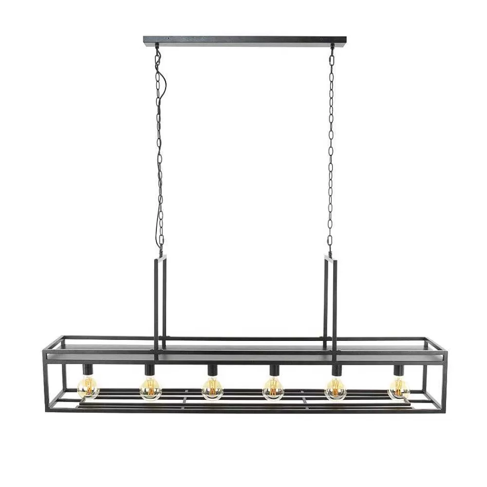 hofstein Suspension Decorate Anthracite, 6 Lumieres