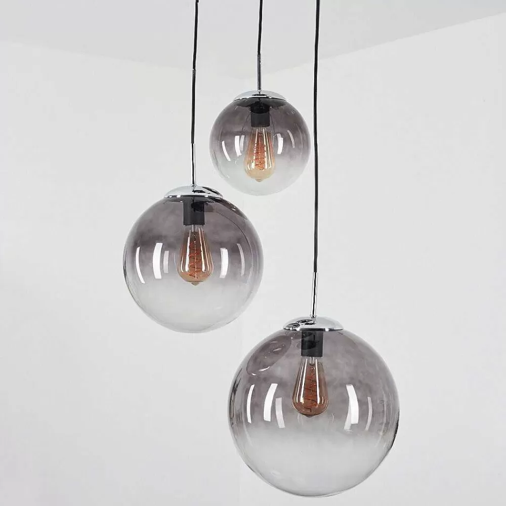 hofstein Suspension Degevos Gris, 3 Lumieres